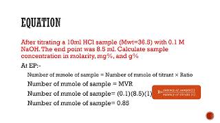 Review on Calculations in Titration [upl. by Murage315]