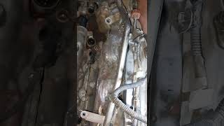 LAND CRUISER GXR engine block cover leak [upl. by Emmit]