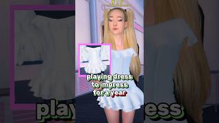 I CAN’T BELIEVE SHE WORE THIS roblox funny skit dresstoimpress dti [upl. by Adnilev]