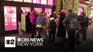 Black Friday shoppers line up at Macys Herald Square [upl. by Ynetsed950]