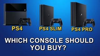 PS4 vs PS4 Slim vs PS4 Pro  Which Console Should You Buy [upl. by Aneerbas]