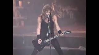 Metallica  RARE James Hetfield plays his BCRICH guitar  Last Caress 19920614 Mobile [upl. by Nedlog]