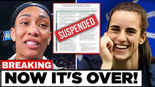 Aja Wilson Flips Out After WNBA Suspends Her for Racist Attack on Caitlin Clark [upl. by Yelbmik]