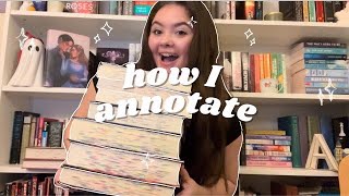 how I annotate my books 🖋️📖  my supplies simple  easy [upl. by Spencer]