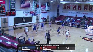 Flagler Womens Basketball vs Lynn 12152022 [upl. by Atteniuq]