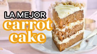 LA MEJOR RECETA DE CARROT CAKE O TORTA DE ZANAHORIA  AnnasPasteleria [upl. by Sylado]