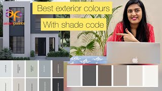 Top exterior house painting color ideas with shade code  Asian paints colour guide [upl. by Forcier]