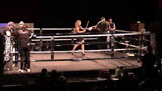 Contenders fight night 2 Natacha Frampton vs Lara Thomas 0642019 [upl. by Ecreip396]