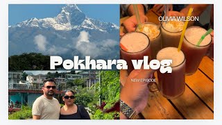 POKHARA VLOG PART  blessedtime travel friends food [upl. by Zeeba720]