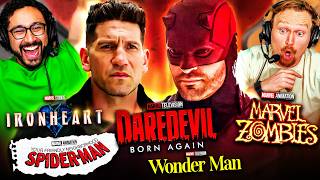 MARVEL STUDIOS 2025 TRAILER REACTION Daredevil Born Again SpiderMan Marvel Zombie Ironheart [upl. by Lisabeth]