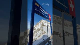 Jungfraujoch🇨🇭Top of Europe jungfrau 🇨🇭 jungfraujochtopofeurope MC’s Vlog youtubeshort [upl. by Aiuoqes]