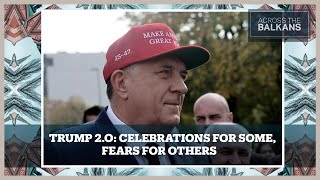 Balkans congratulate Trump but Serbs throw a big celebration [upl. by Feola]