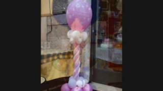 Battesimi e Comunioni Artballoon tel 0639723294 Balloon Roma Prati via degli Scipioni 48 [upl. by Yttig]