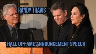 Randy Travis Speaks At Country Music Hall of Fame Induction Press Conference [upl. by Osugi]