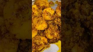 Bengali style spicy prawn kosha l jhinga masala recipe l shrimp recipe l chingari Jhal shortvideo [upl. by Rosenberg897]