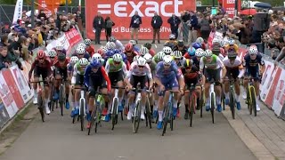 Cyclocross Beringen Men Elite 50fps 12 Oct 2024 [upl. by Kumagai769]