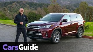 Toyota Kluger 2017 review  first drive video [upl. by Hubing197]