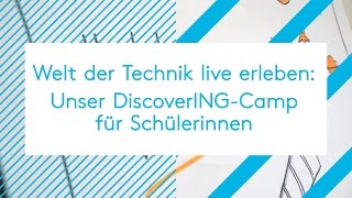 DiscoverINGCamp der FH Münster Welt der Technik live erleben [upl. by Derrej]