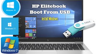 HP EliteBook 8470p Boot Menu From USB [upl. by Venezia]