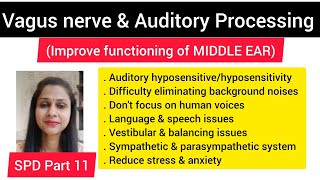 Vagus nerve amp Auditory Processingactivate parasympathetic nervous systemactivate middle eaR [upl. by Kcinomod]