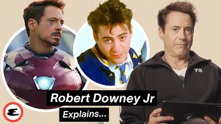 Robert Downey Jr Talks The Sympathizer Marvel and Everything In Between  Explain This  Esquire [upl. by Sutelc992]