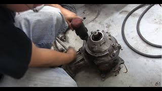 Swapping the OEM Mitsubishi Lancer Evolution 8 differential with an RS [upl. by Kippar875]