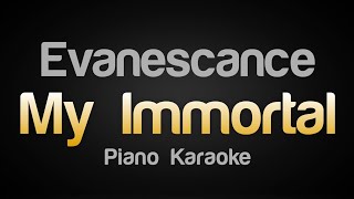 Evanescence  My Immortal Karaoke Version [upl. by Dlabihcra]