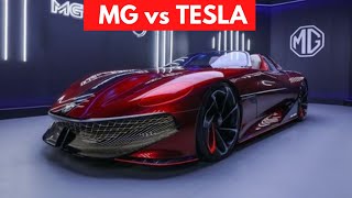 MG Cyberster vs Tesla Roadster ¿Cual se venderá mejor [upl. by Nauqes]