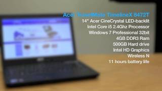 Acer TravelMate 8472T TimelineX i5 Laptop Review [upl. by Zendah]