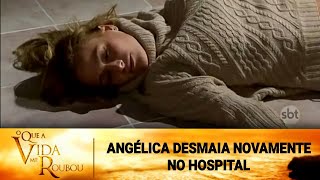 O Que a Vida Me Roubou  Angélica desmaia no hospital e é socorrida por José Luís e Renato [upl. by Reilly]