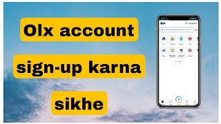 Olx app se signup kaise kare  olx account register kaise kare [upl. by Reizarf]