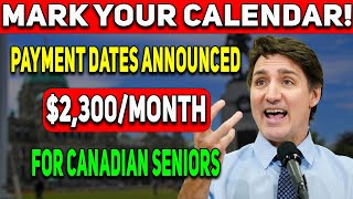 CPP Deposit News 2300month CPP Payment Payments Dates Announced For All Canadian Seniors [upl. by Gerita629]