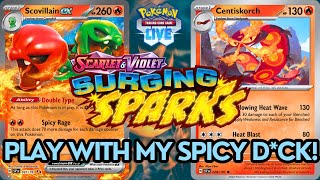 Scovillain ex is the SPICIEST deck from Surging Sparks [upl. by Ettezel]