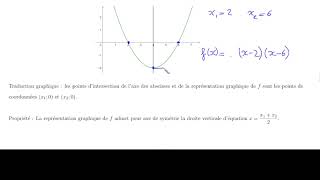 Fonctions polynômes de degré 2 partie 3 [upl. by Namara]