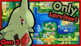 Can I Beat Pokemon Fire Red with ONLY Larvitar 🔴 Pokemon Challenges ► NO ITEMS IN BATTLE [upl. by Garlanda]