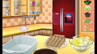 Sara cooking games Tiramisu online game [upl. by Ilagam]