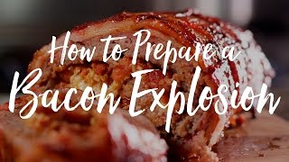 Bacon Explosion Recipe [upl. by Aidroc]