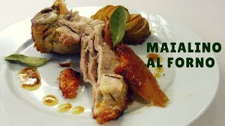 MAIALINO AL FORNO succoso e croccante RICETTA DI NATALE  RICETTE DI GABRI [upl. by Inan]