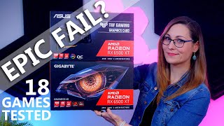 AMD RX 6500 XT Review  ASUS TUF Gaming OC vs Gigabyte Gaming OC  18 Games Tested [upl. by Duck]