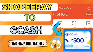 NOT VERIFIED SHOPEEPAY TO GCASH Pwede kaya [upl. by Ahsienel]