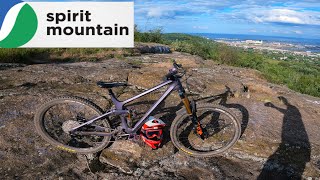 New Enduro Bike Shakedown at Spirit Mountain Transition Spire First Impressions  Duluth MN [upl. by Weslee]