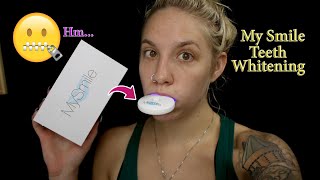 My Smile Teeth Whitening Kit Review  7 day test results [upl. by Amando]