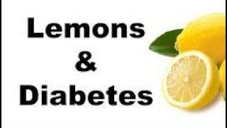 Lowering blood sugar with lemons [upl. by Favin527]