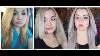 How To Fix Orange Hair Wella T18 Toner VS Purple Shampoo [upl. by Thanh4]