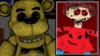 GOLDEN FREDDY PLAYS Five Nights at Baldis Nightmare Edition  BALDIS FRIENDS ARE NIGHTMARES [upl. by Aihsak]