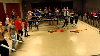 Starlight marching percussion and colorguard kerst en nieuwjaarswensen 2013 [upl. by Higgs]