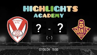 St Helens VS Huddersfield Round 4 Academy  HIGHLIGHTS [upl. by Cranford]