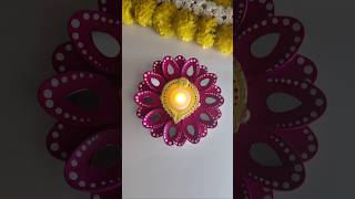 CREATE a LotusInspired Diya Decoration from a WOODEN SPOON [upl. by Gilberta777]