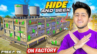 PLAYING HIDE AND SEEK IN FACTORY AFTER SO LONG 😂 FUNNY FREE FIRE CHALLENGE [upl. by Terag]