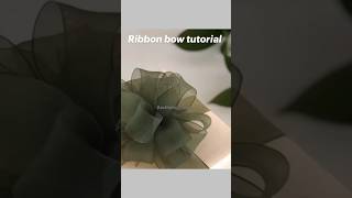 Ribbon bow tutorial viralshort giftbox shortfied ribbonbows subscribe diycraft boxpack [upl. by Leahicm]